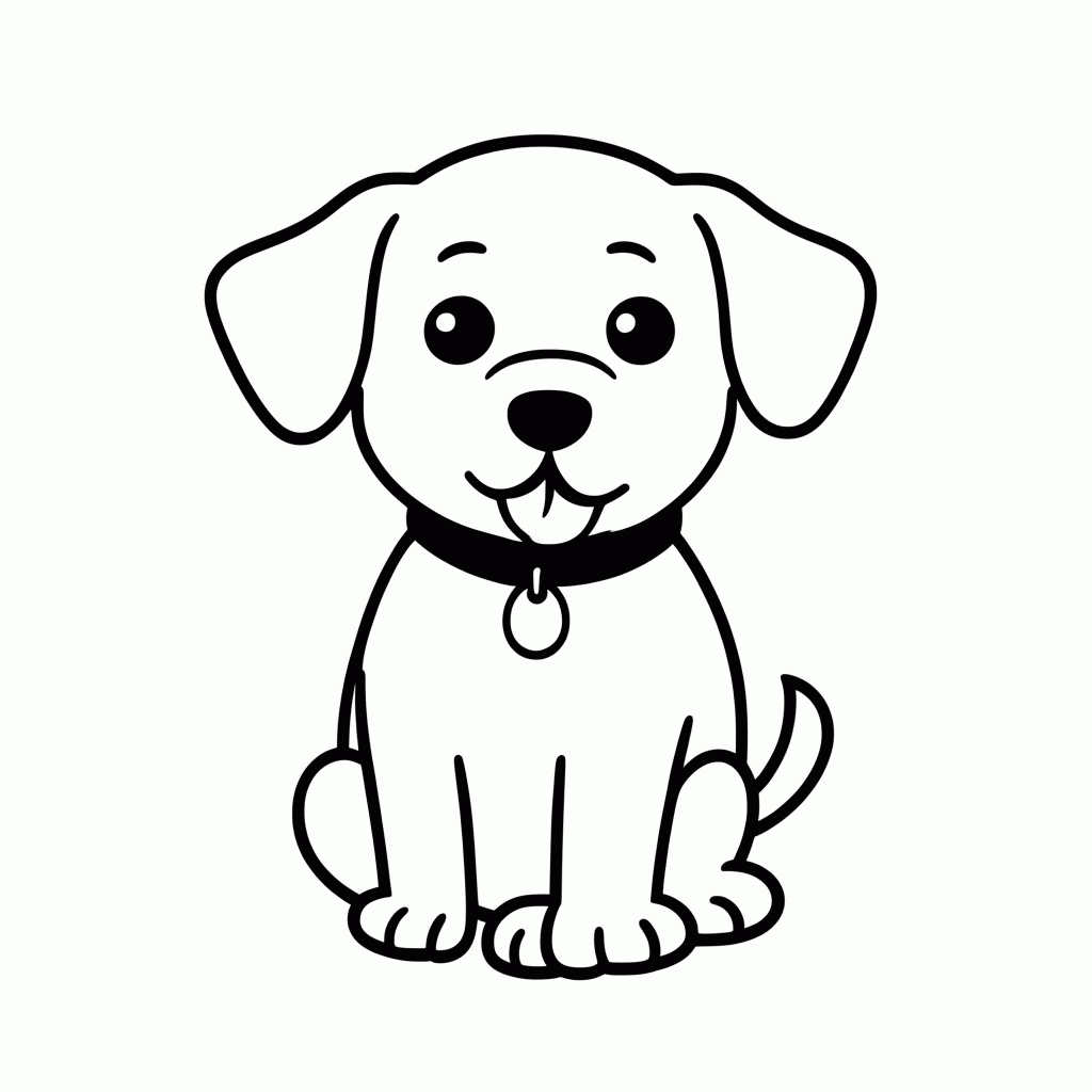 Desenho de Pluto para colorir e imprimir grátis em folha A4