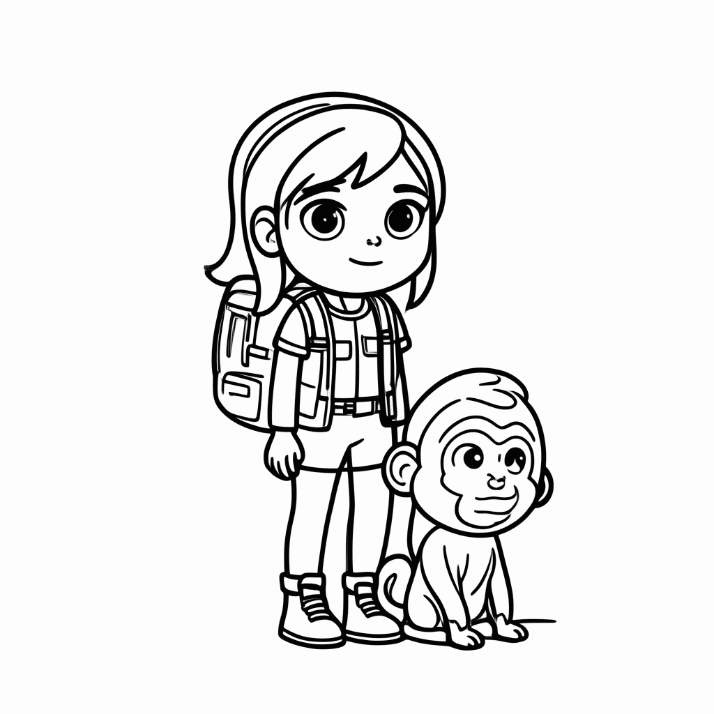 Desenho de Benny Touro Amigo para colorir e imprimir grátis em folha A4