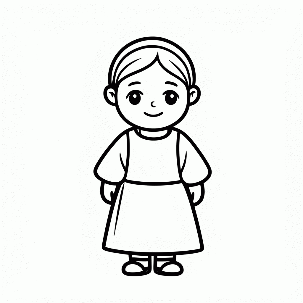 Desenho de Abuela Alma Madrigal para colorir e imprimir grátis em folha A4