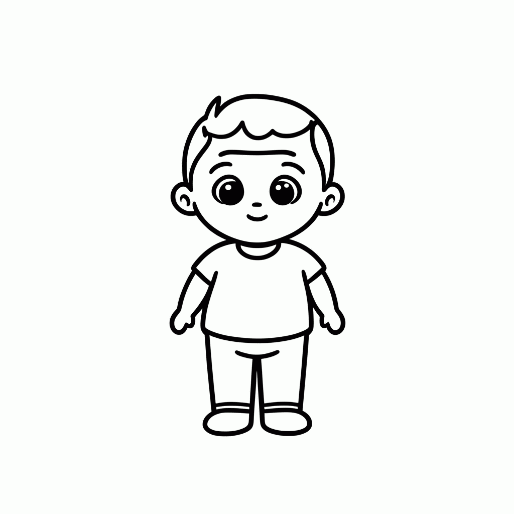 Desenho de Camilo Mudando Forma para colorir e imprimir grátis em folha A4