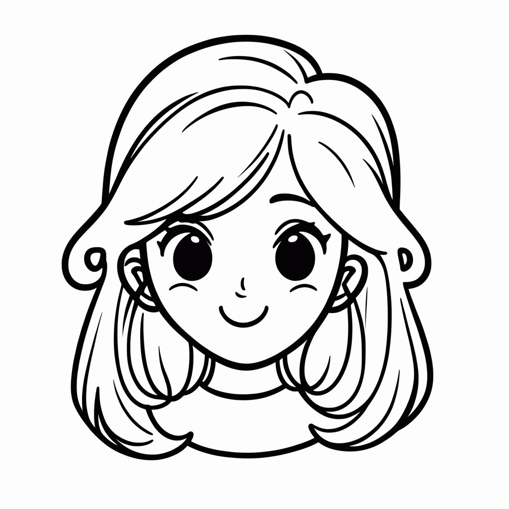 Desenho de Isabela Flores Cabelo para colorir e imprimir grátis em folha A4