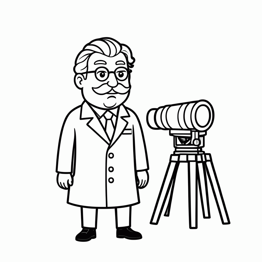 Desenho de Comissario Gordon para colorir e imprimir grátis em folha A4