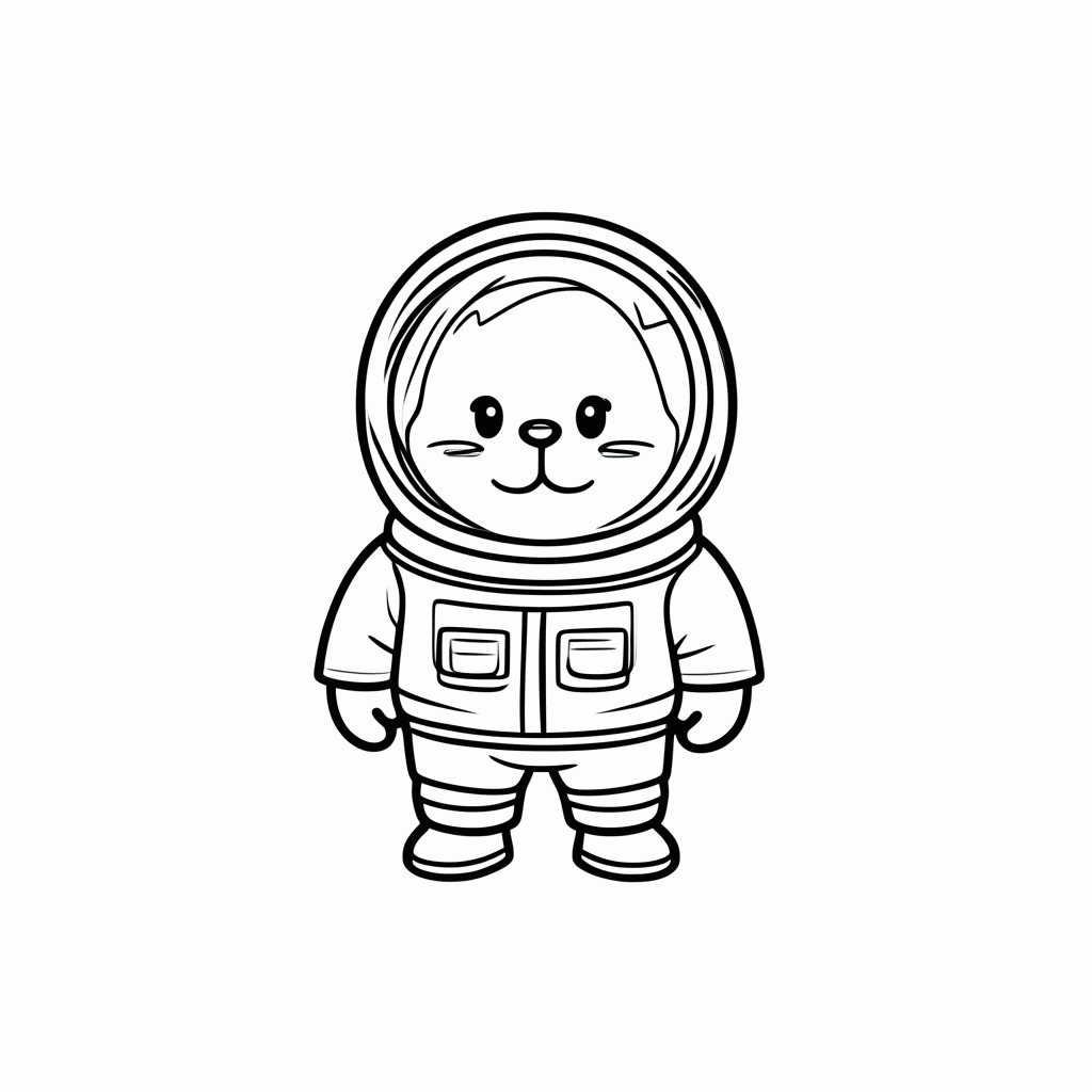 Desenho de Sandy para colorir e imprimir grátis em folha A4