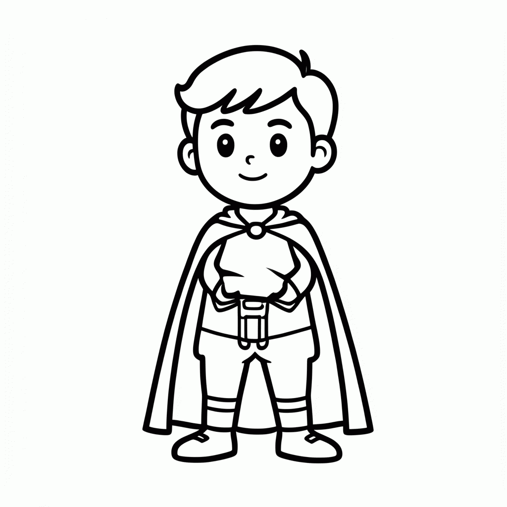 Desenho de O Príncipe para colorir e imprimir grátis em folha A4