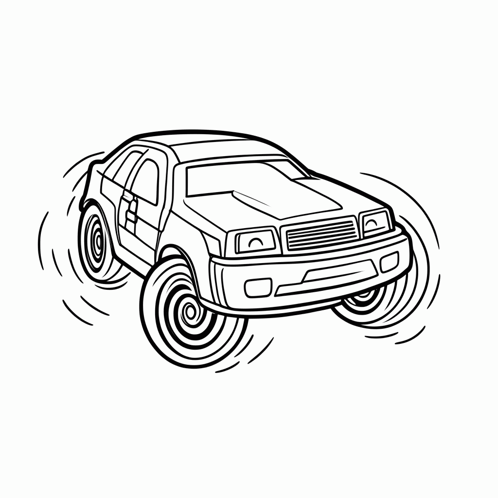 Desenho de Pivot Do Rally para colorir e imprimir grátis em folha A4