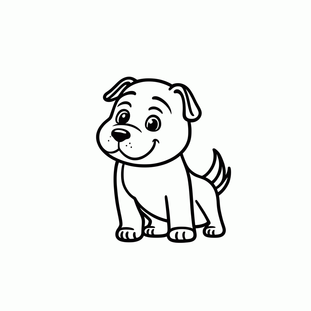 Desenho de Dante Cachorro Magico para colorir e imprimir grátis em folha A4