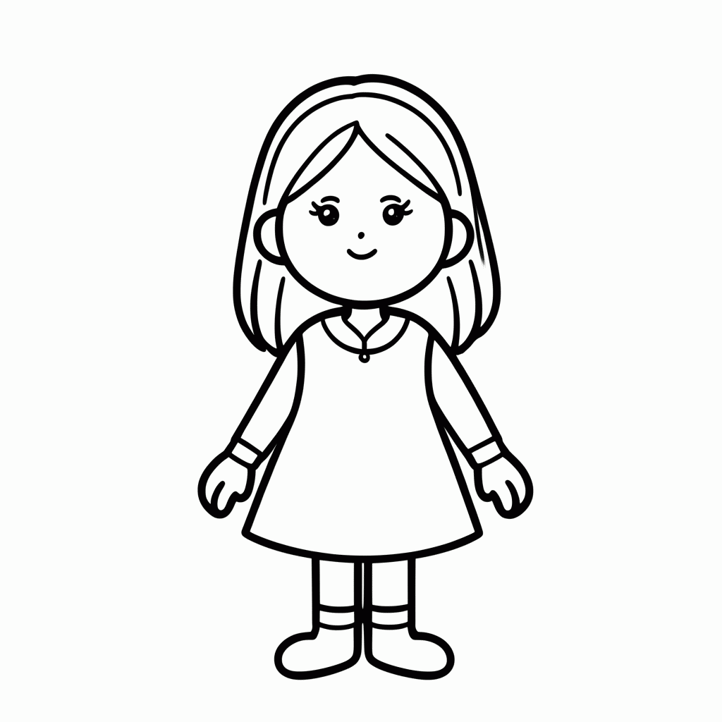 Desenho de Imelda Mae para colorir e imprimir grátis em folha A4