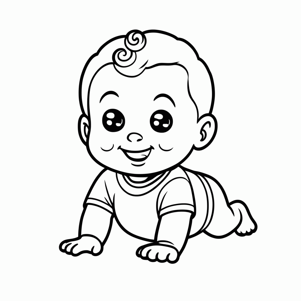 Desenho de JJ para colorir e imprimir grátis em folha A4