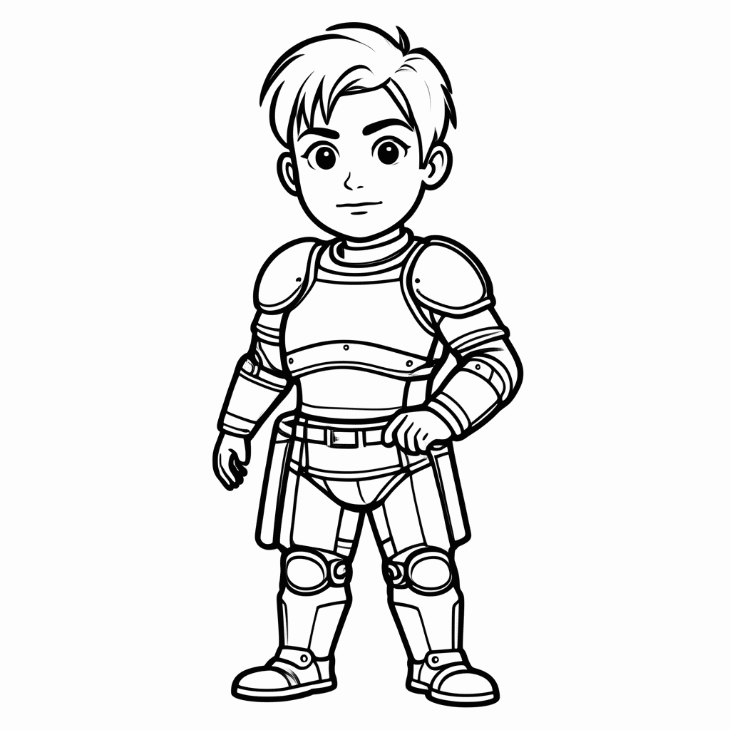 Desenho de Sargento Calhoun para colorir e imprimir grátis em folha A4