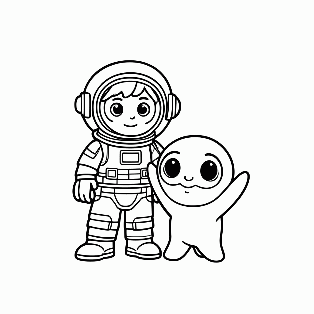 Desenho de Elio e Glordon para colorir e imprimir grátis em folha A4