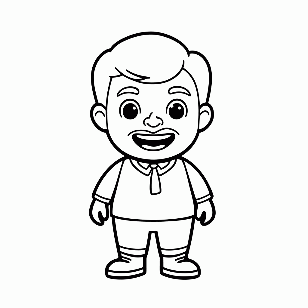 Desenho de Agustin Pai para colorir e imprimir grátis em folha A4