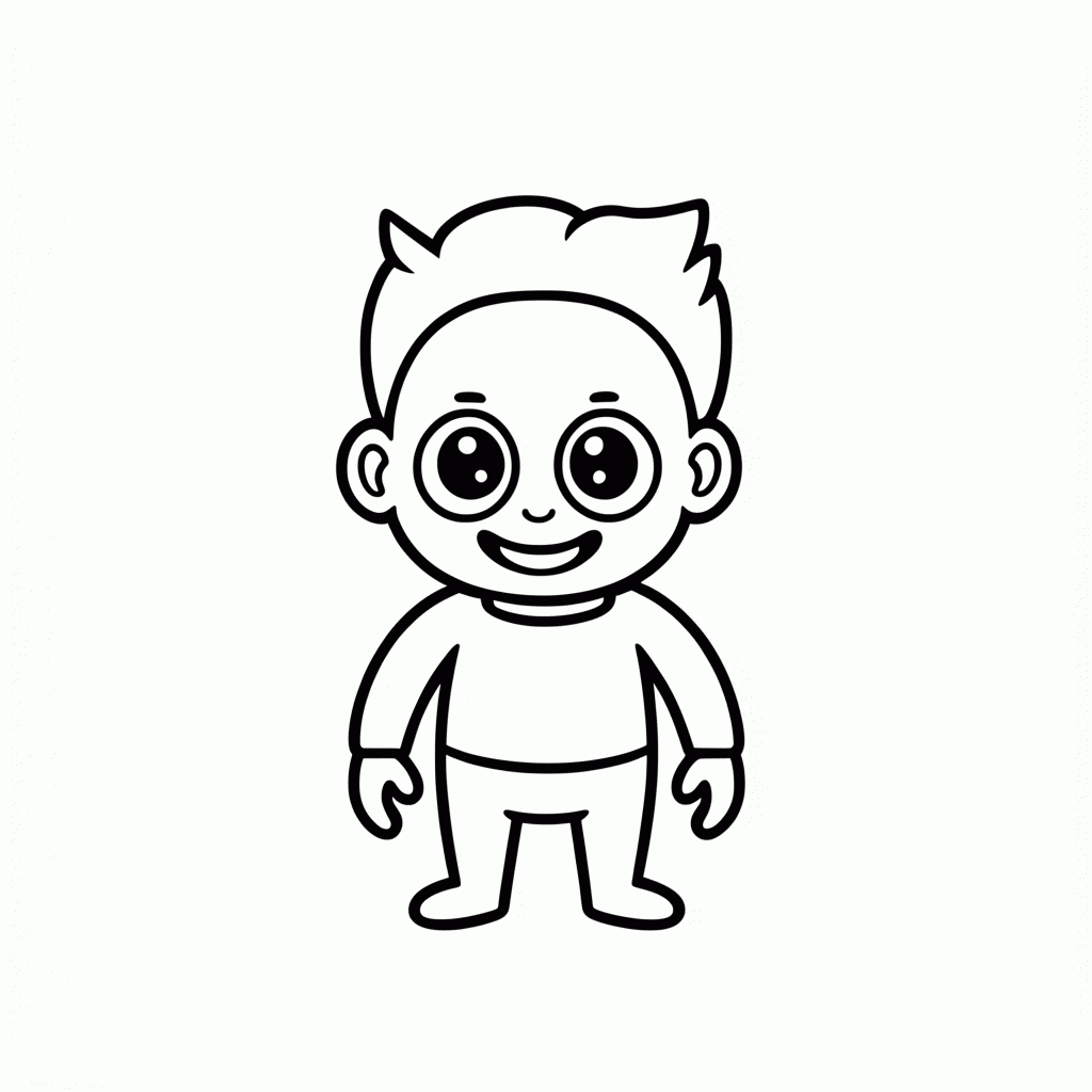 Desenho de Camilo Mutante para colorir e imprimir grátis em folha A4