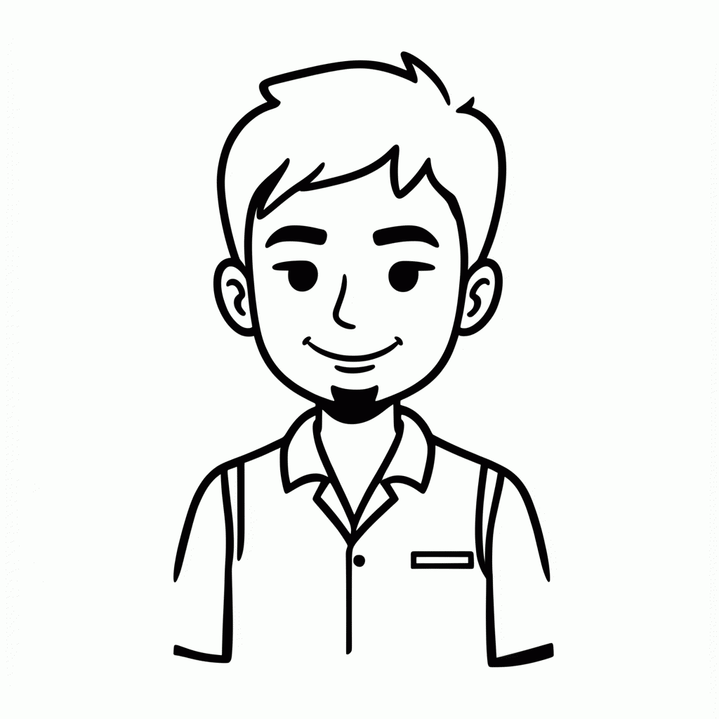 Desenho de Flynn Rider para colorir e imprimir grátis em folha A4