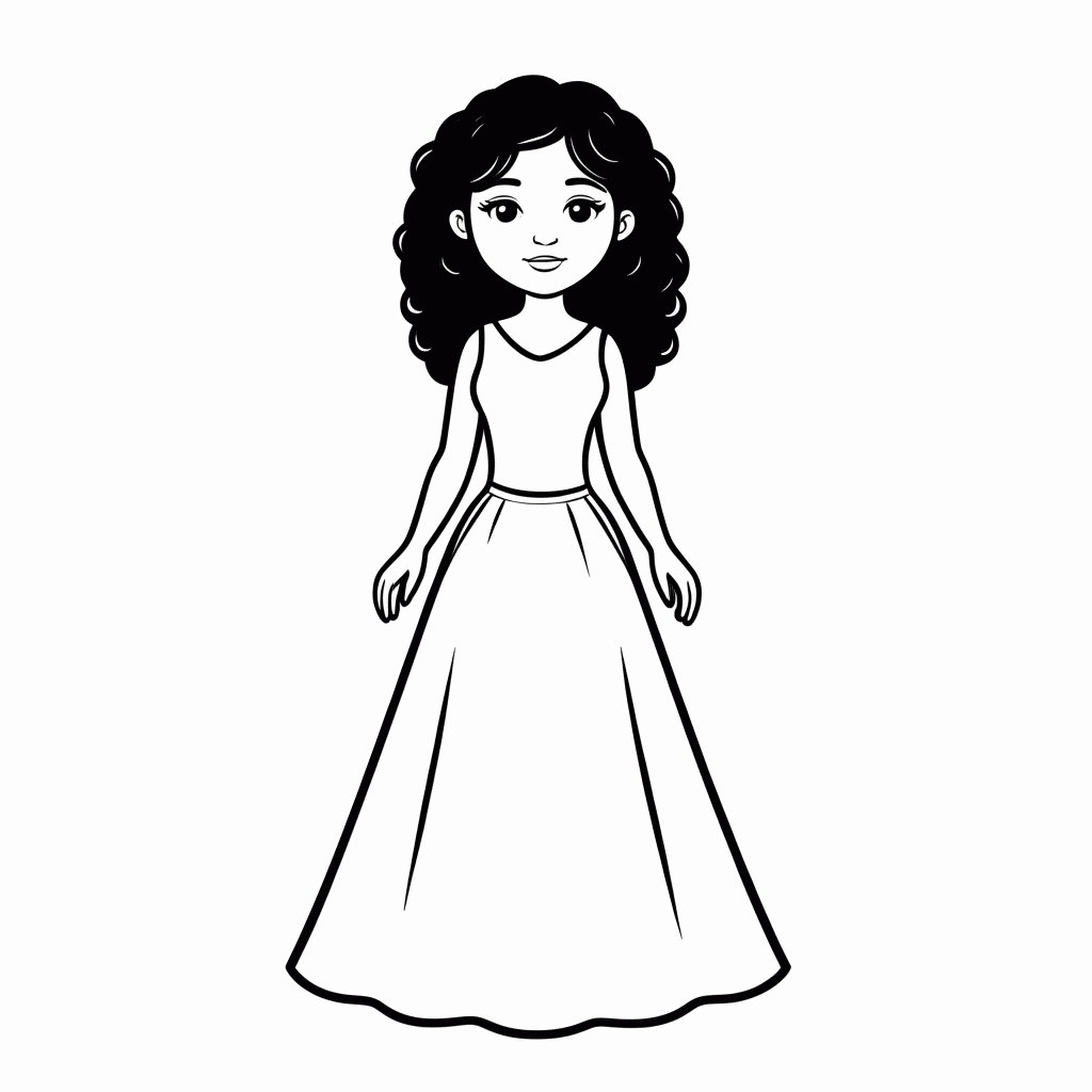 Desenho de Mãe Gothel para colorir e imprimir grátis em folha A4
