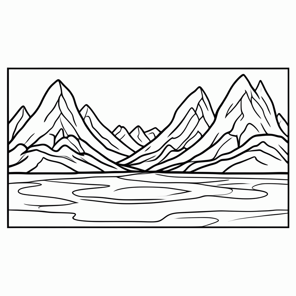 Desenho de Periodo Glacial para colorir e imprimir grátis em folha A4
