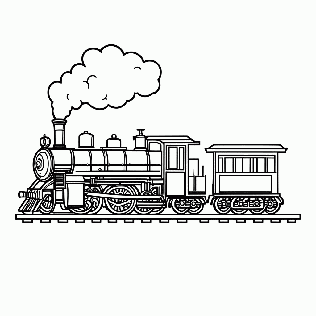 Desenho de Expresso De Hogwarts para colorir e imprimir grátis em folha A4