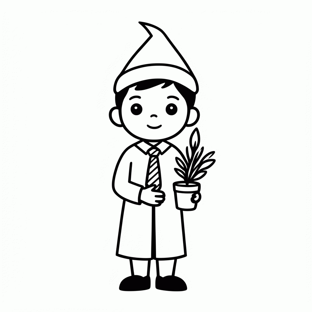 Desenho de Neville Corajoso para colorir e imprimir grátis em folha A4