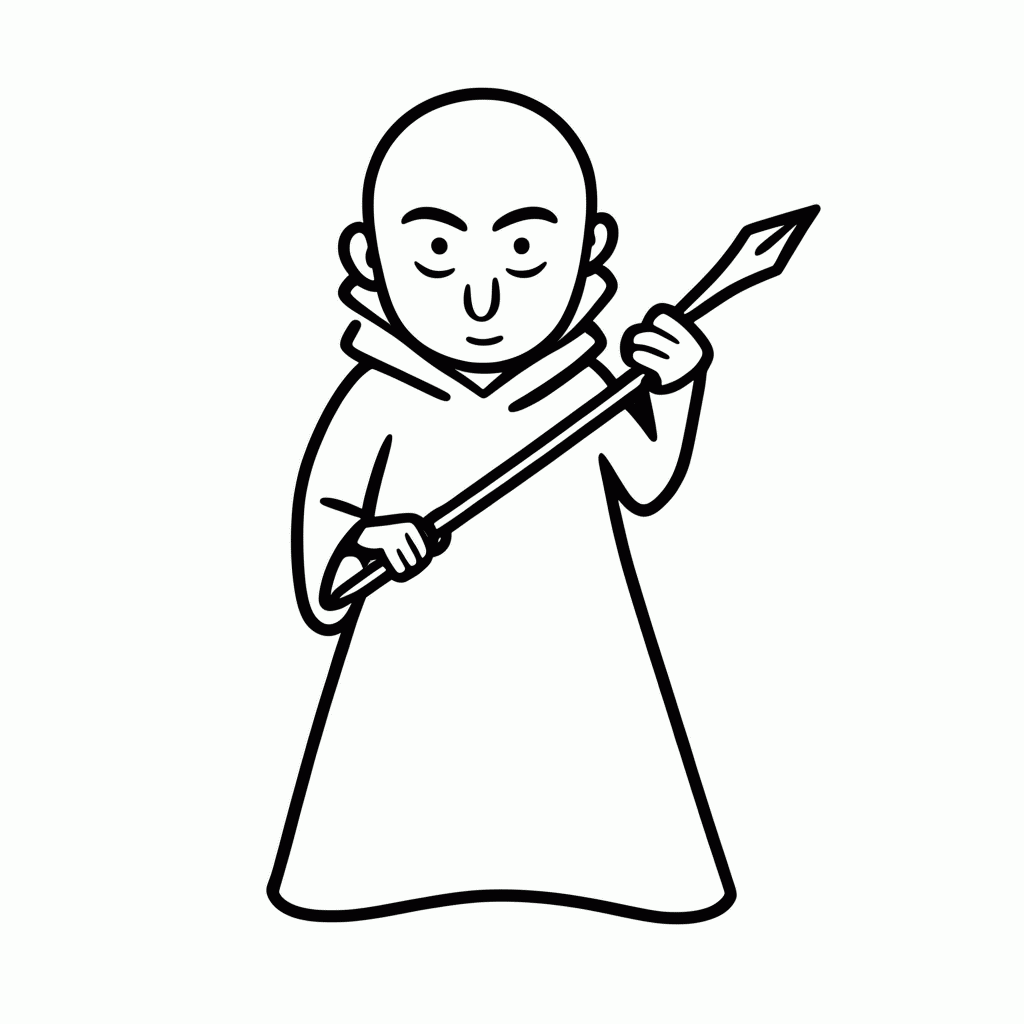 Desenho de Voldemort para colorir e imprimir grátis em folha A4