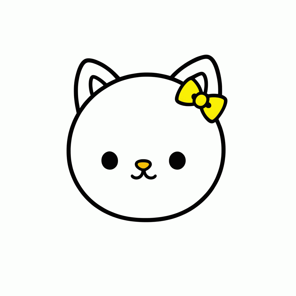 Desenho de Mimmy Irma Da Kitty para colorir e imprimir grátis em folha A4