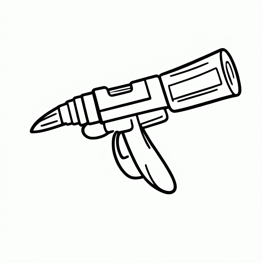 Desenho de Arma Congelante para colorir e imprimir grátis em folha A4