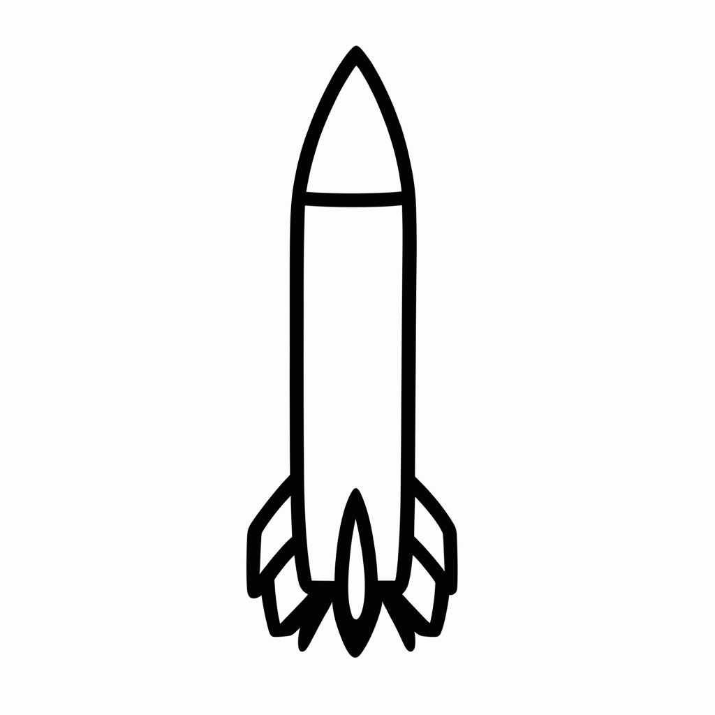 Desenho de Foguete Do Gru para colorir e imprimir grátis em folha A4