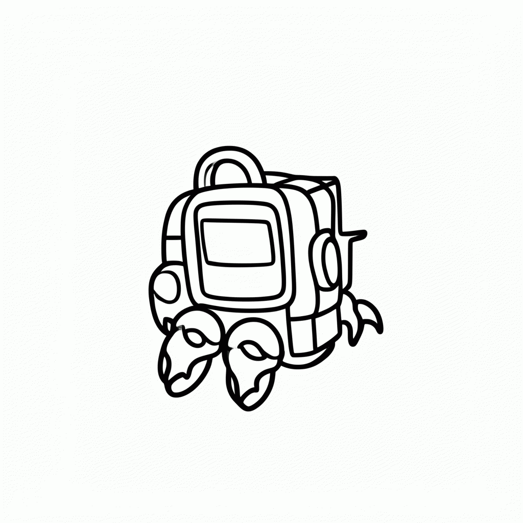 Desenho de Jet Pack para colorir e imprimir grátis em folha A4