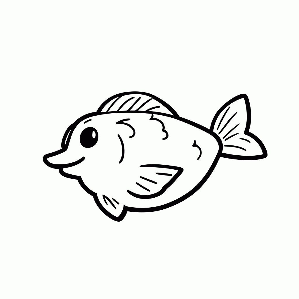 Desenho de Rede De Pesca para colorir e imprimir grátis em folha A4
