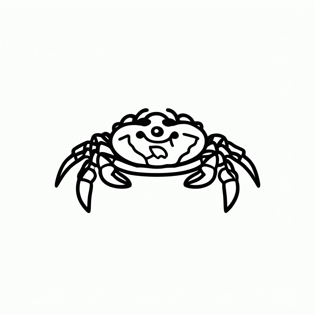 Desenho de Tamatoa Caranguejo para colorir e imprimir grátis em folha A4