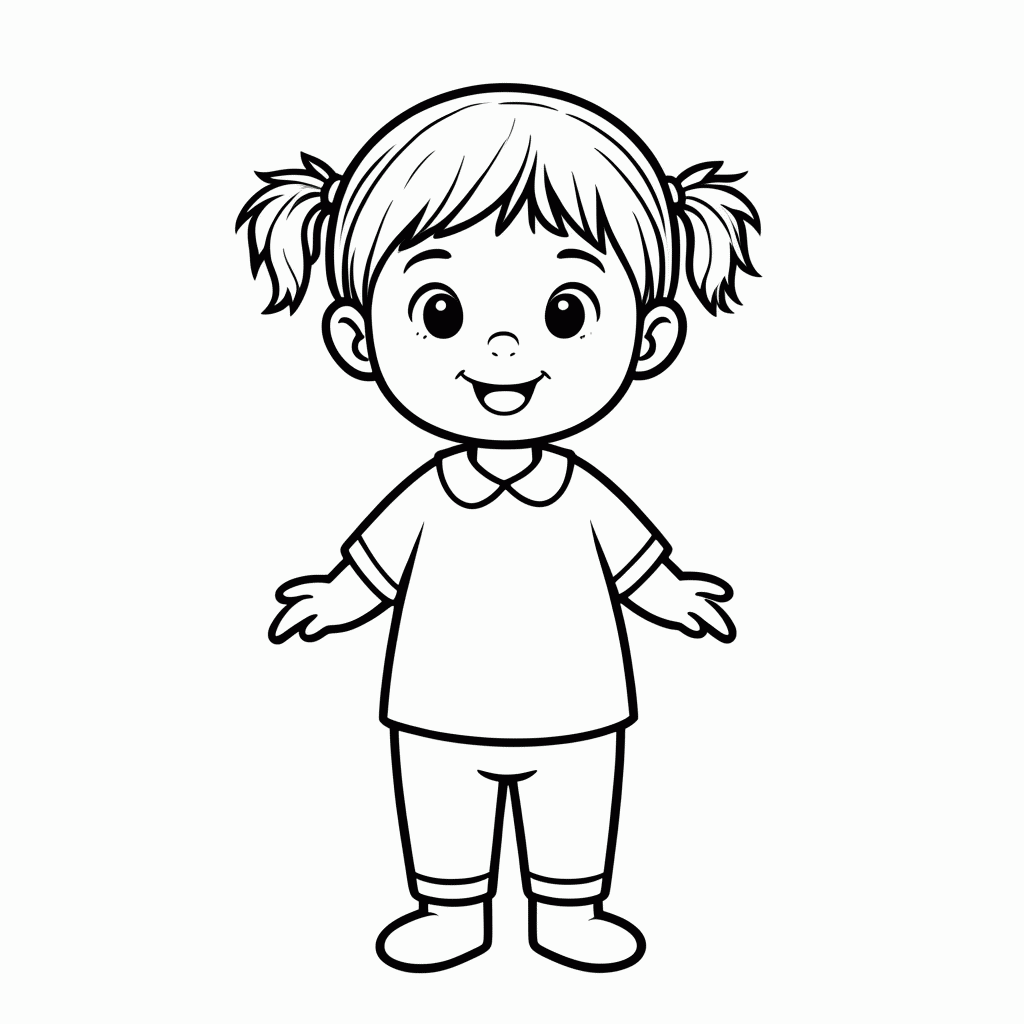 Desenho de Boo para colorir e imprimir grátis em folha A4