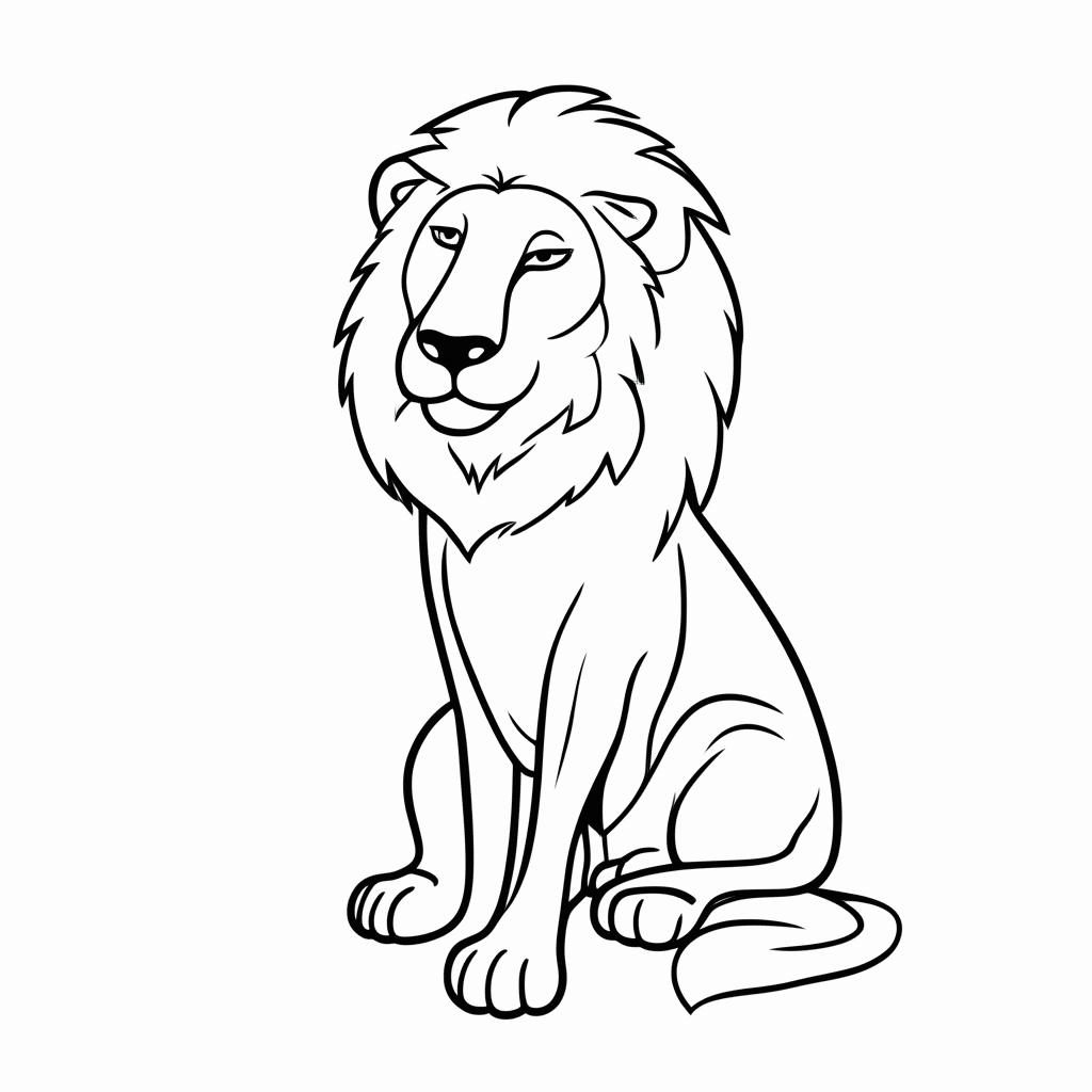 Desenho de Sarabi para colorir e imprimir grátis em folha A4