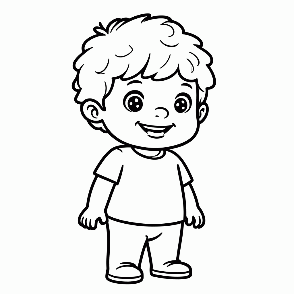 Desenho de Tito para colorir e imprimir grátis em folha A4