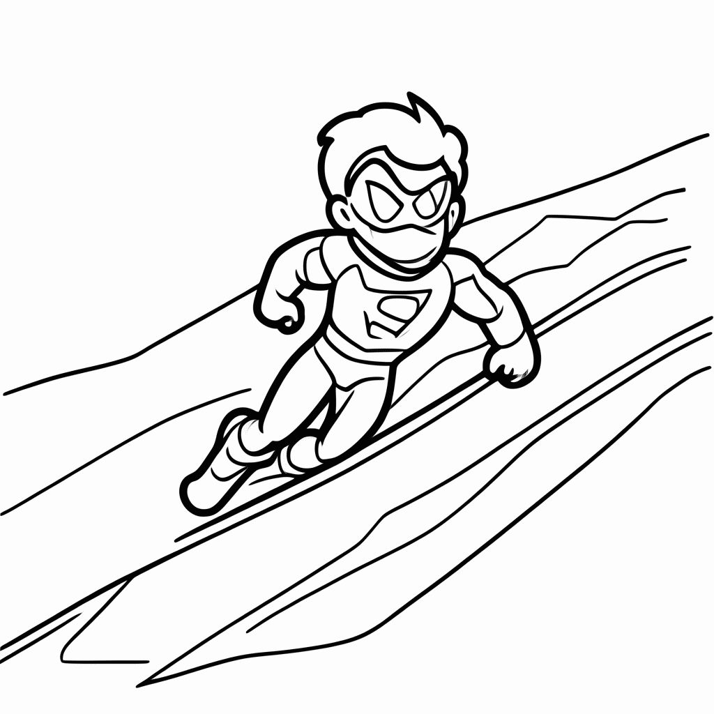 Desenho de Gelado para colorir e imprimir grátis em folha A4