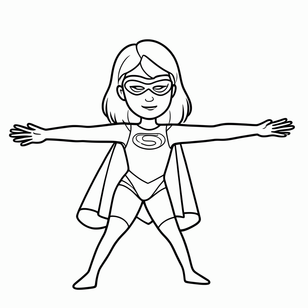 Desenho de Mulher-Elástica Esticando para colorir e imprimir grátis em folha A4
