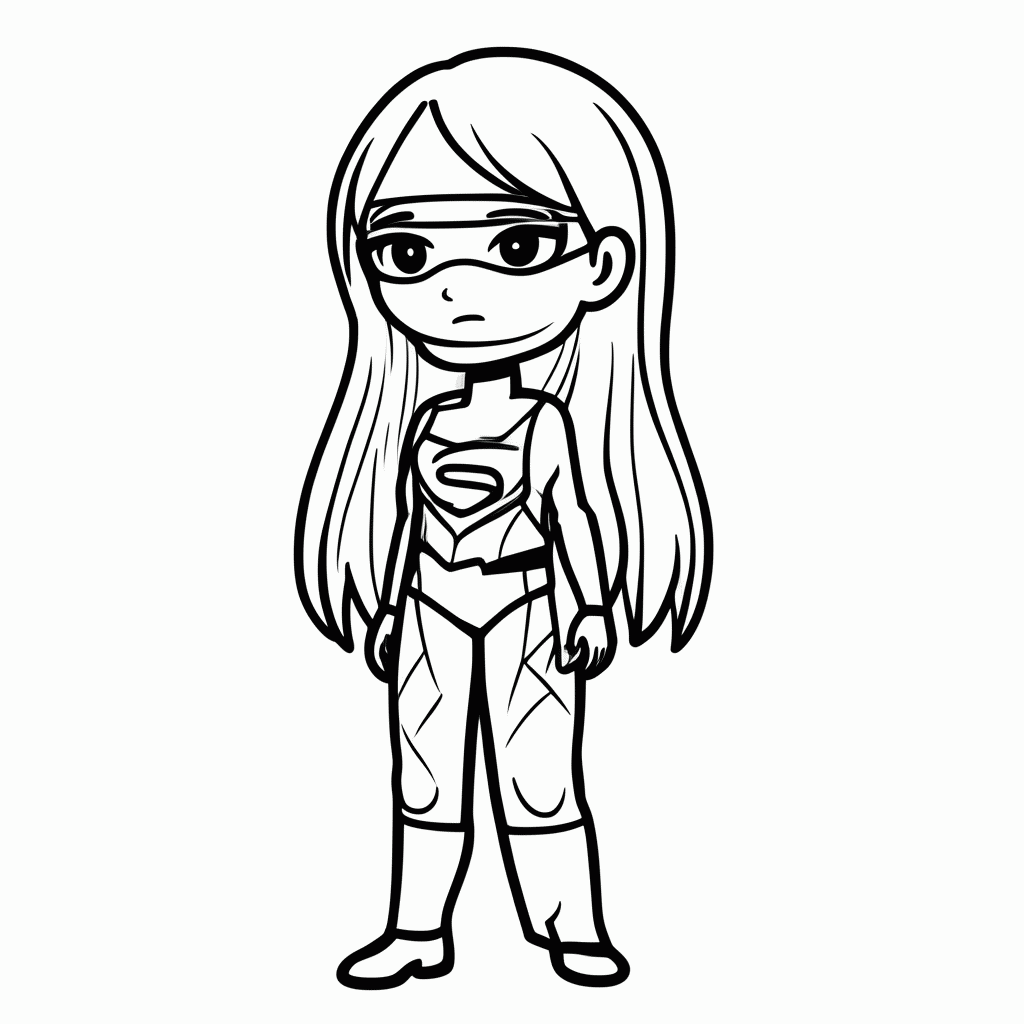 Desenho de Violeta para colorir e imprimir grátis em folha A4