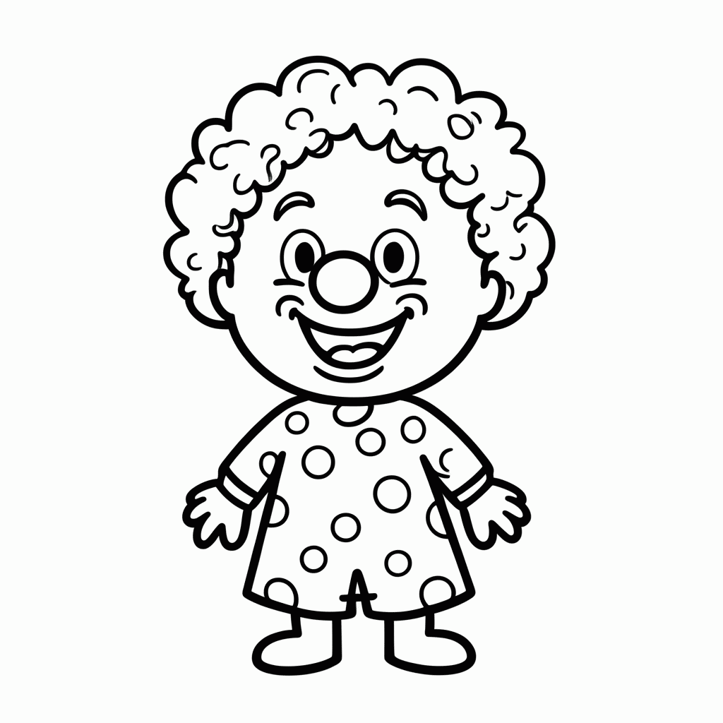 Desenho de Patati para colorir e imprimir grátis em folha A4