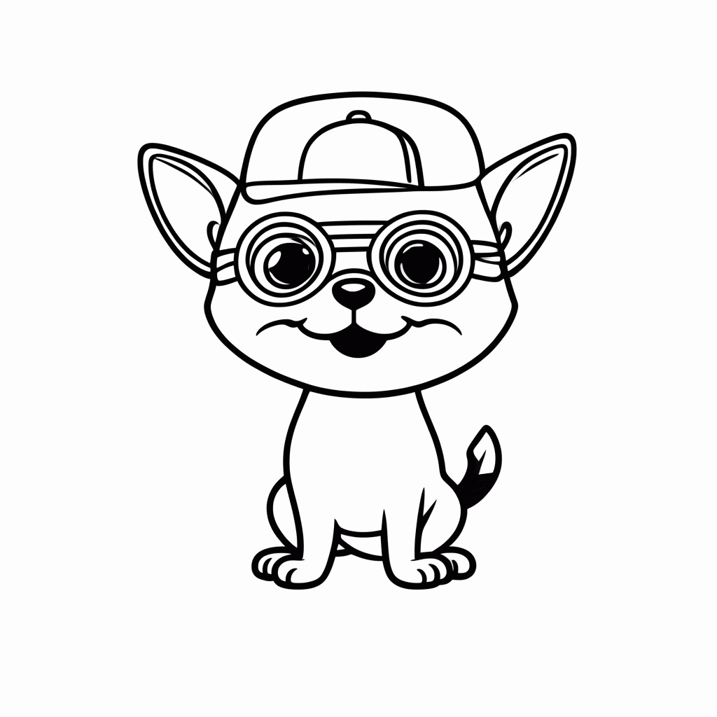 Desenho de Tracker para colorir e imprimir grátis em folha A4
