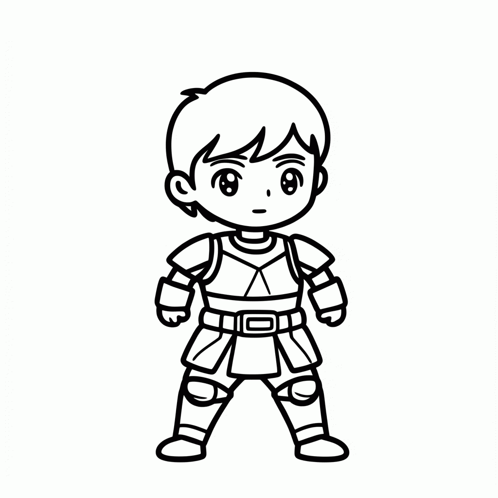Desenho de Namaari para colorir e imprimir grátis em folha A4