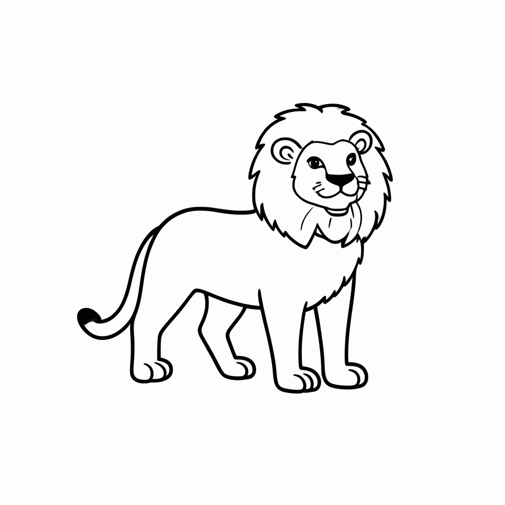 Desenho de Sarafina Mae Nala para colorir e imprimir grátis em folha A4