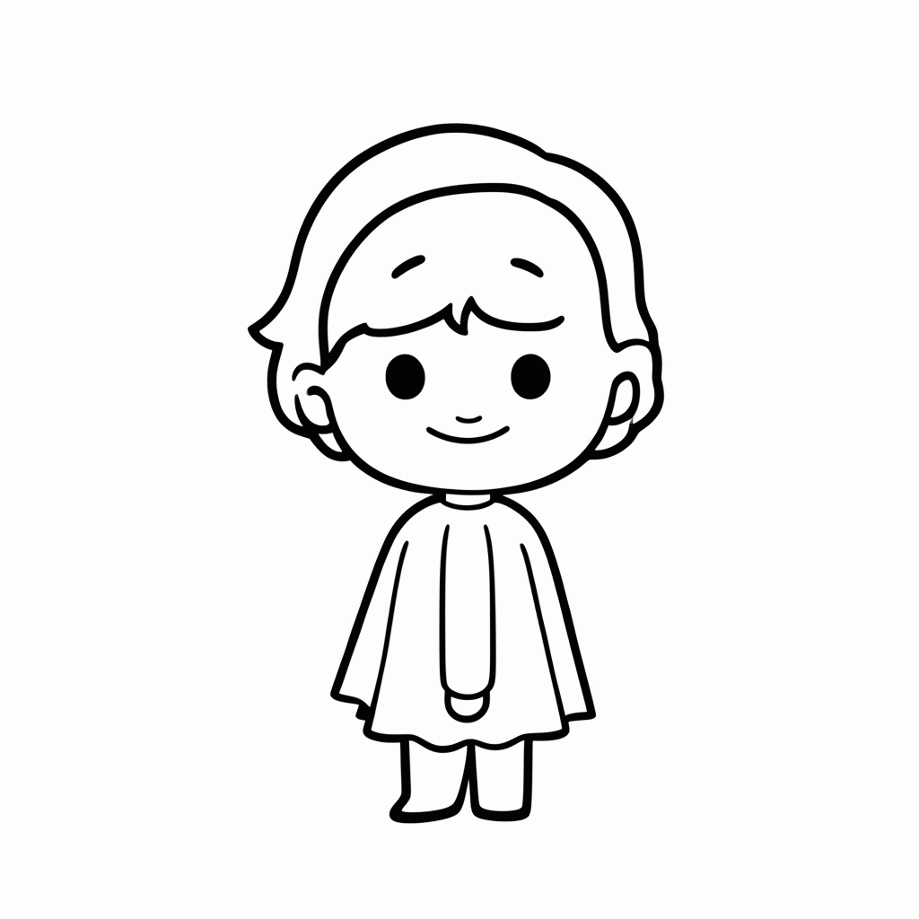 Desenho de Fiona Ogra para colorir e imprimir grátis em folha A4