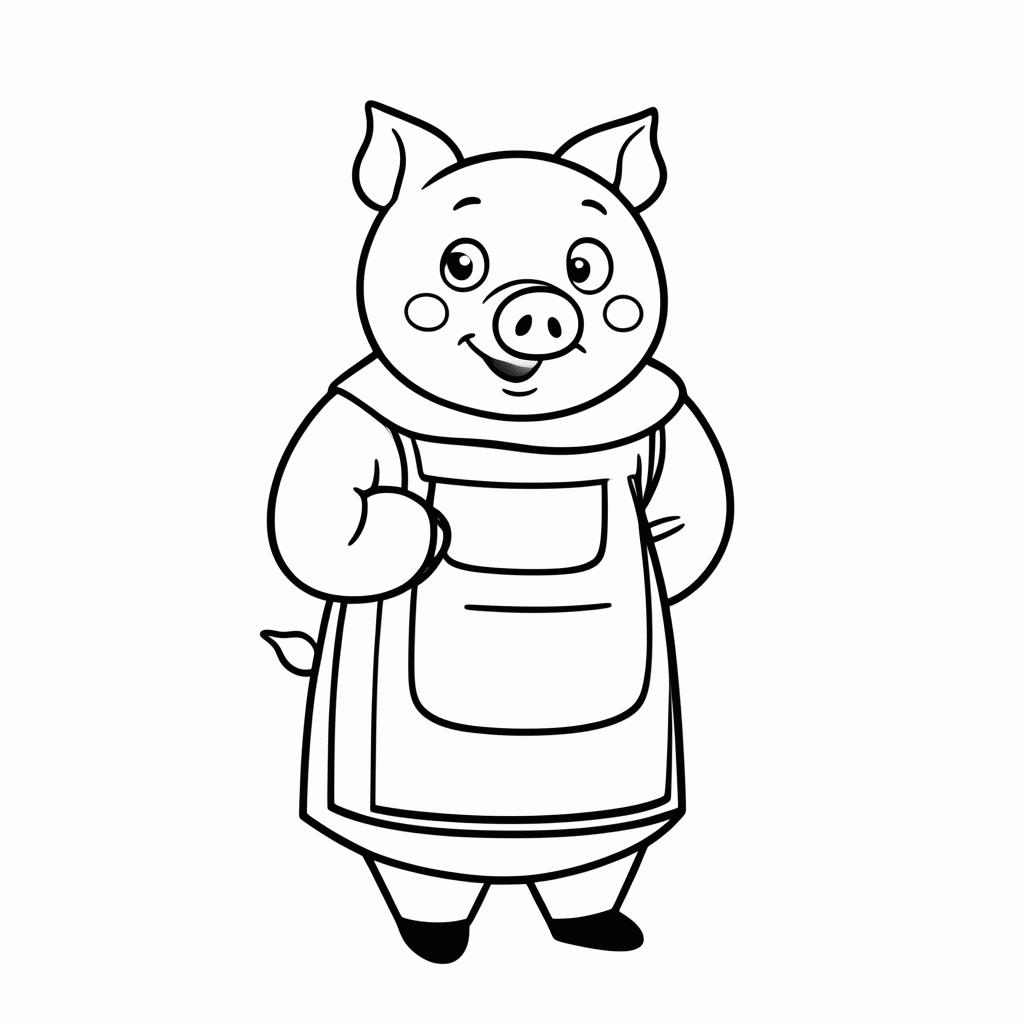 Desenho de Rosita para colorir e imprimir grátis em folha A4