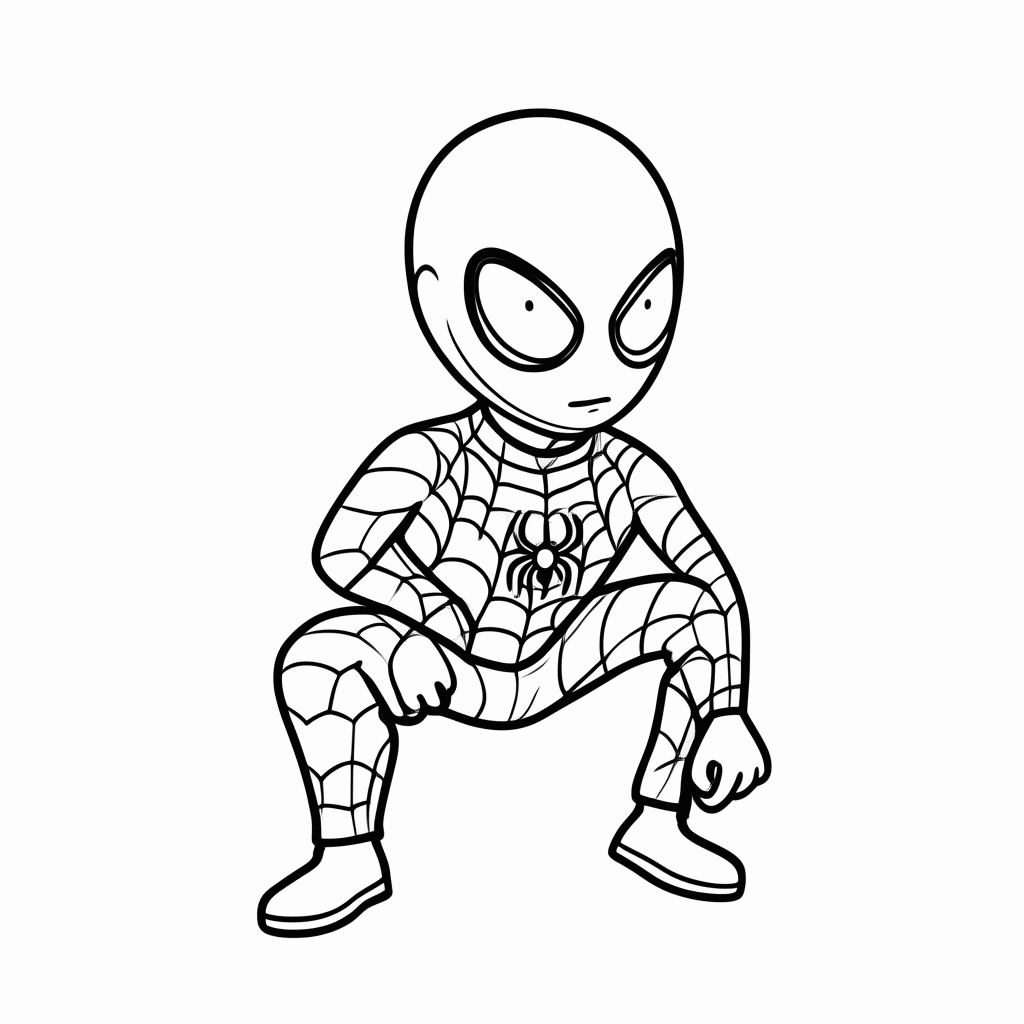 Desenho de Miles Morales para colorir e imprimir grátis em folha A4