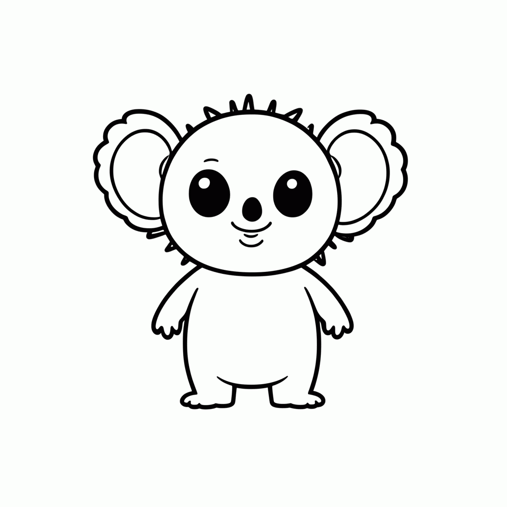 Desenho de Stitch para colorir e imprimir grátis em folha A4