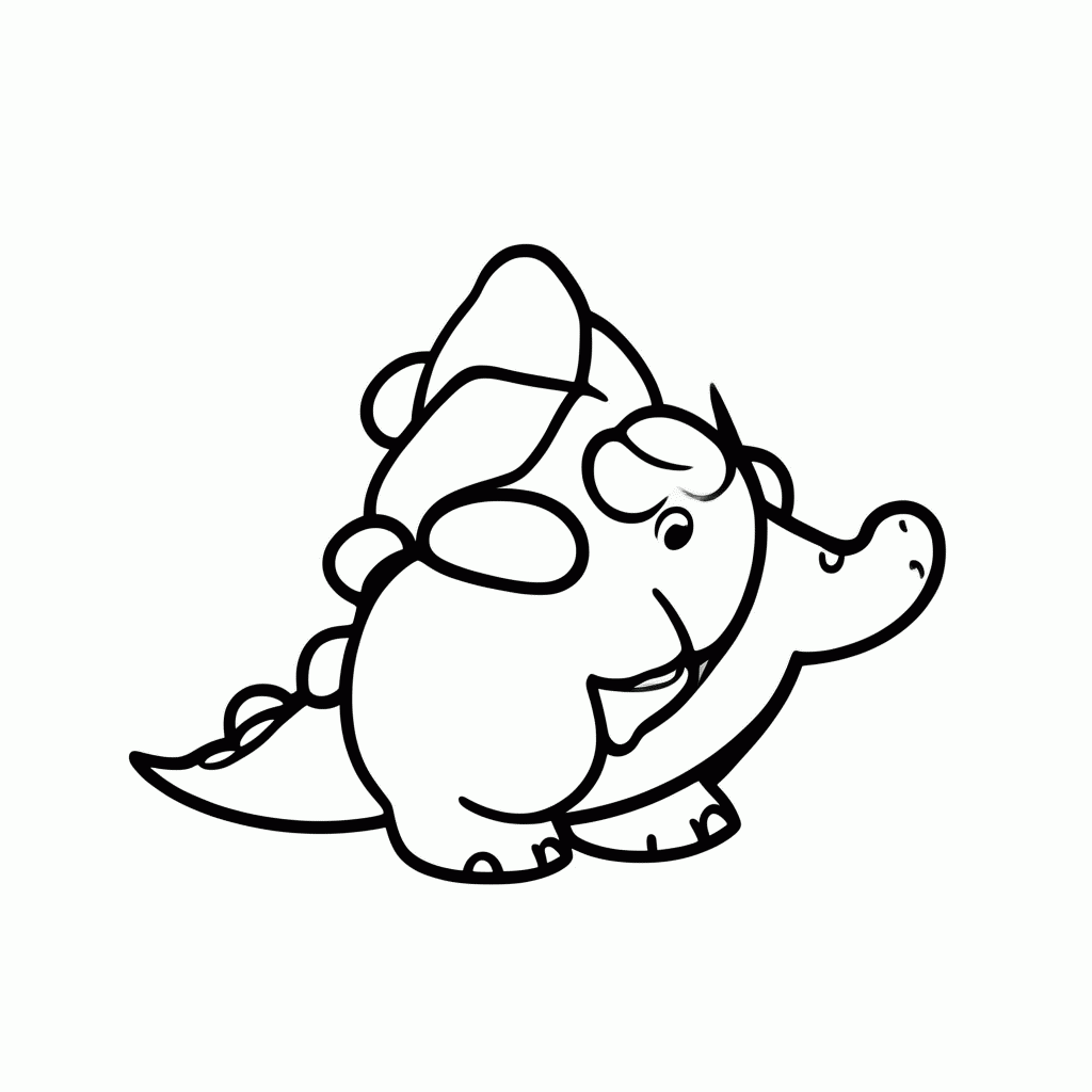 Desenho de Yoshi para colorir e imprimir grátis em folha A4