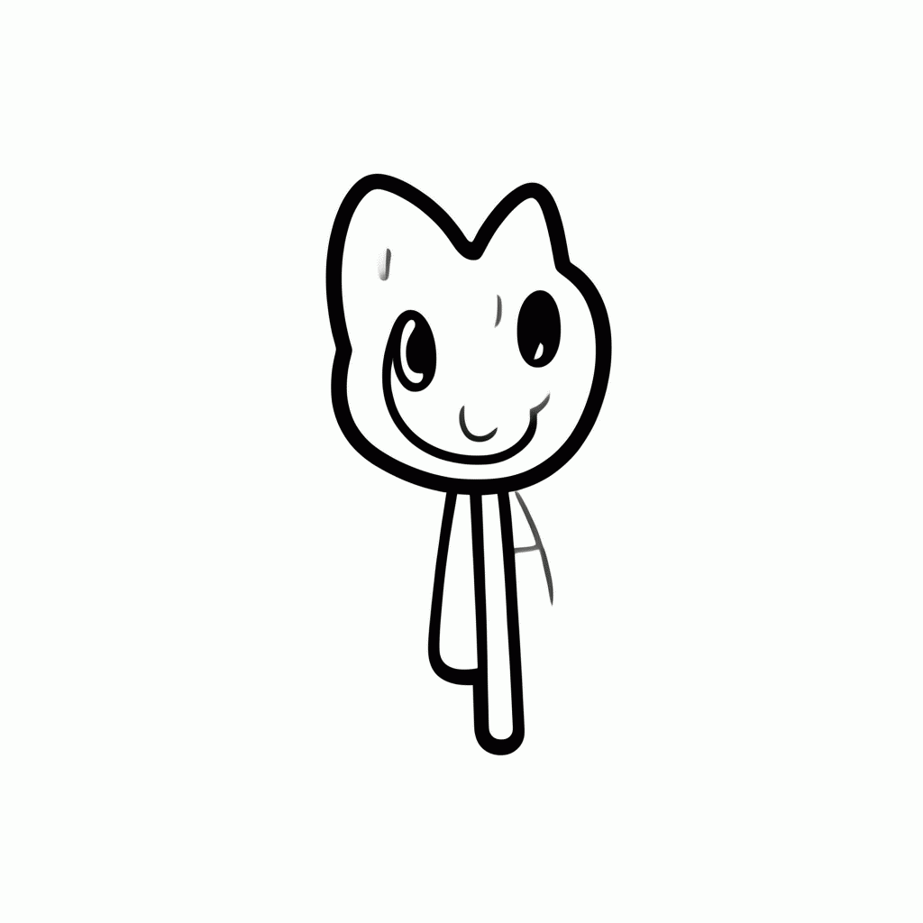 Desenho de Forky Garfo para colorir e imprimir grátis em folha A4