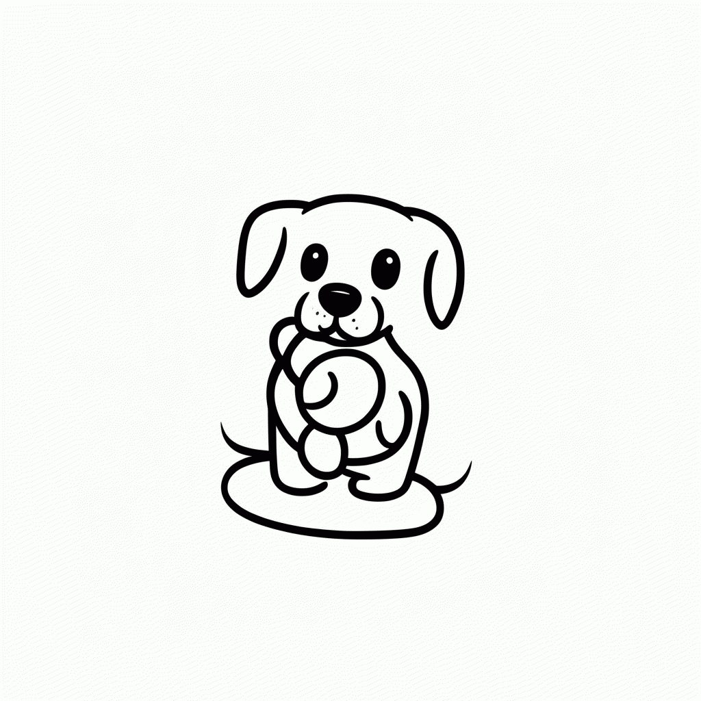Desenho de Slinky Cachorro Mola para colorir e imprimir grátis em folha A4