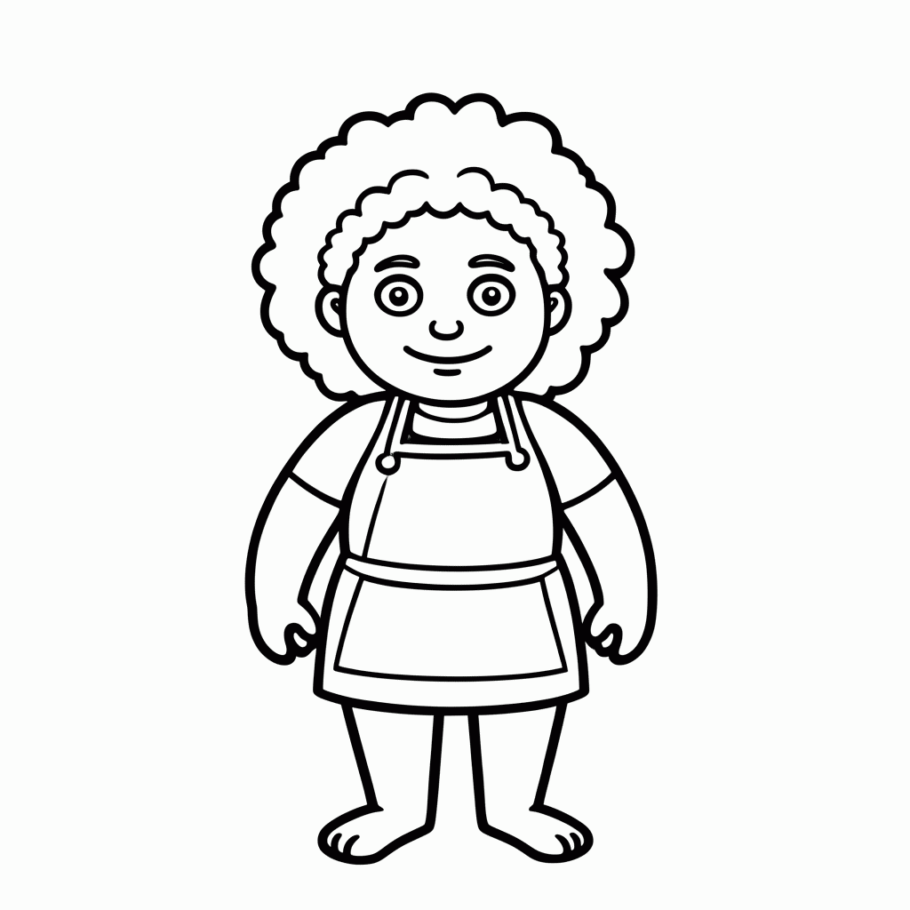 Desenho de Bridget Bergen para colorir e imprimir grátis em folha A4