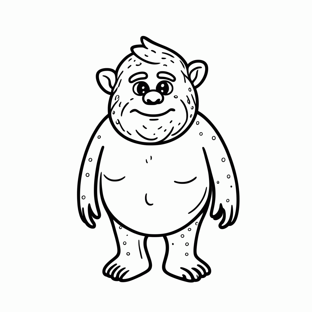 Desenho de Guy Diamond para colorir e imprimir grátis em folha A4