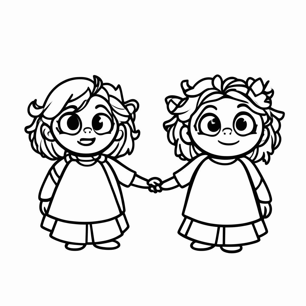 Desenho de Satin E Chenille para colorir e imprimir grátis em folha A4