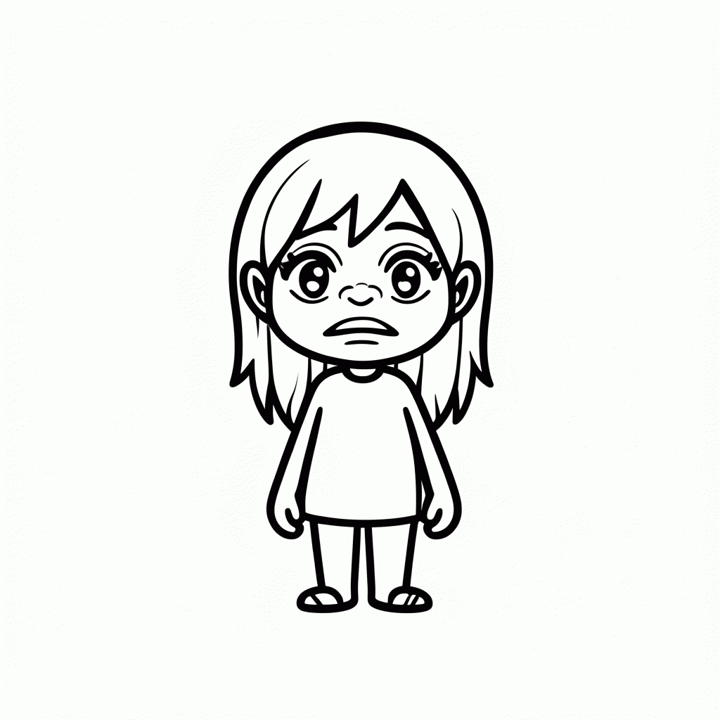 Desenho de Smidge Trollzinha para colorir e imprimir grátis em folha A4