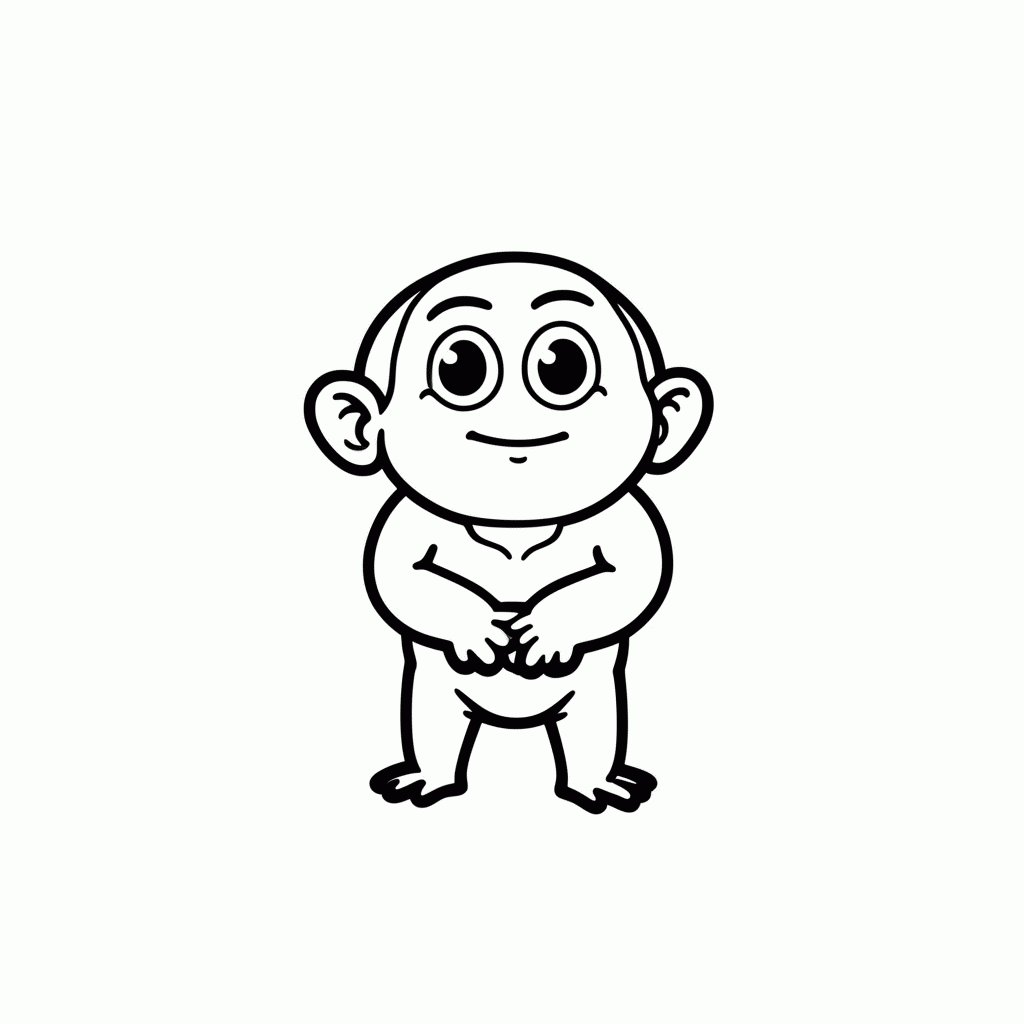 Desenho de Sr Trolezinho para colorir e imprimir grátis em folha A4